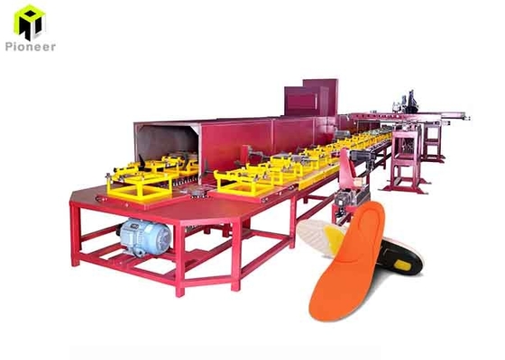 Mesin Pencetak Insole 19m Ring Line PU yang Dapat Disesuaikan
