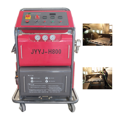 850 * 1000 * 1600mm 22kW Mesin Busa Semprot Poliuretan