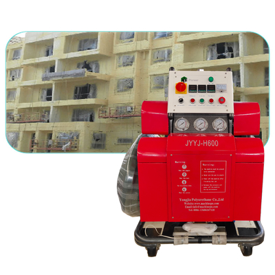 Mesin Semprot Busa PU 380V 50HZ Hidraulik Didorong