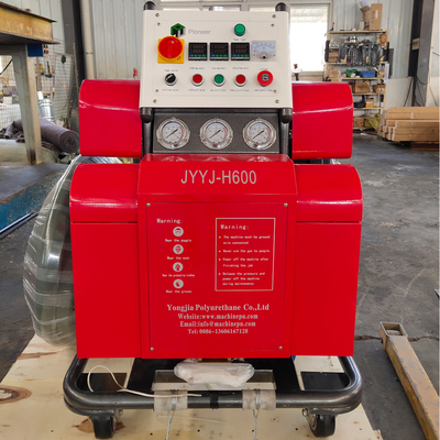 Mesin Semprot Busa PU 380V 50HZ Hidraulik Didorong
