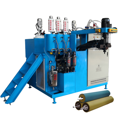 PU Roller Membuat Mesin Pengecoran Elastomer Poliuretan