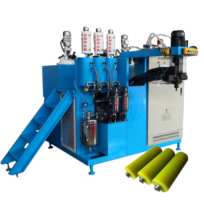 PU Roller Membuat Mesin Pengecoran Elastomer Poliuretan