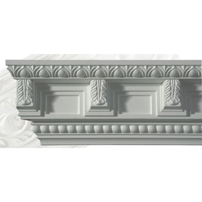 Dekorasi PU Cornice 2.4m Produk Cetakan Polyurethane