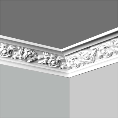 PU Cornice Moulding Produk Poliuretan Moulded Tahan Api