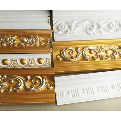 PU Cornice Moulding Produk Poliuretan Moulded Tahan Api