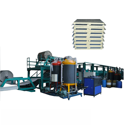 Color Steel 15mm PU Sandwich Panel Production Line