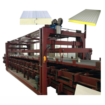 Kekakuan Tinggi Lini Produksi Panel Sandwich PU 0,3g / cm3