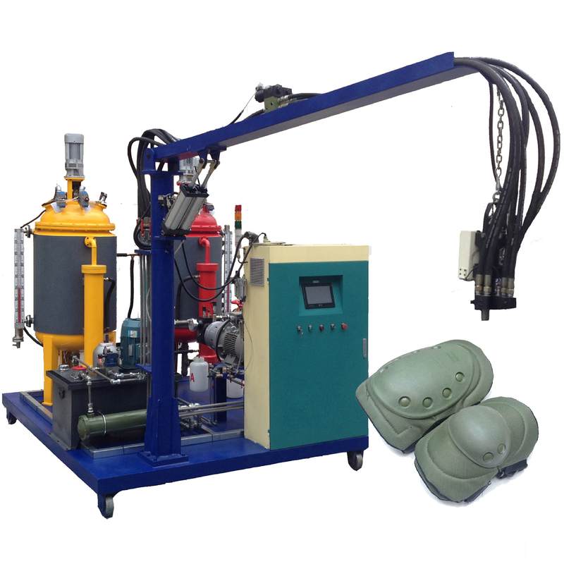 Mesin Self Cleaning Filter Knee Pad Isocyanate Pu Casting